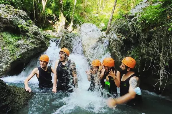 Escursione di River trekking, Papasidero, fiume Lao